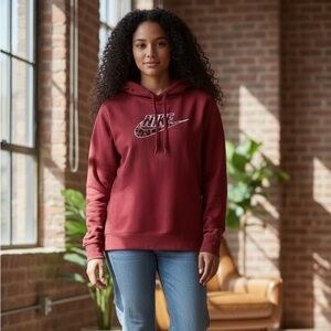 Nike Women's Burgundy Hoodie